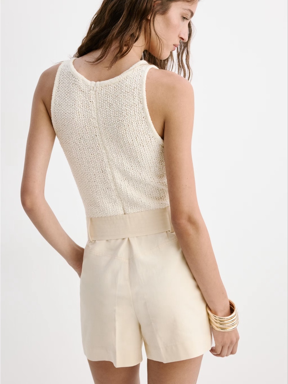 NWT (size XS) COMBINED KNIT JUMPSUIT WITH BELT - Picture 2 of 9